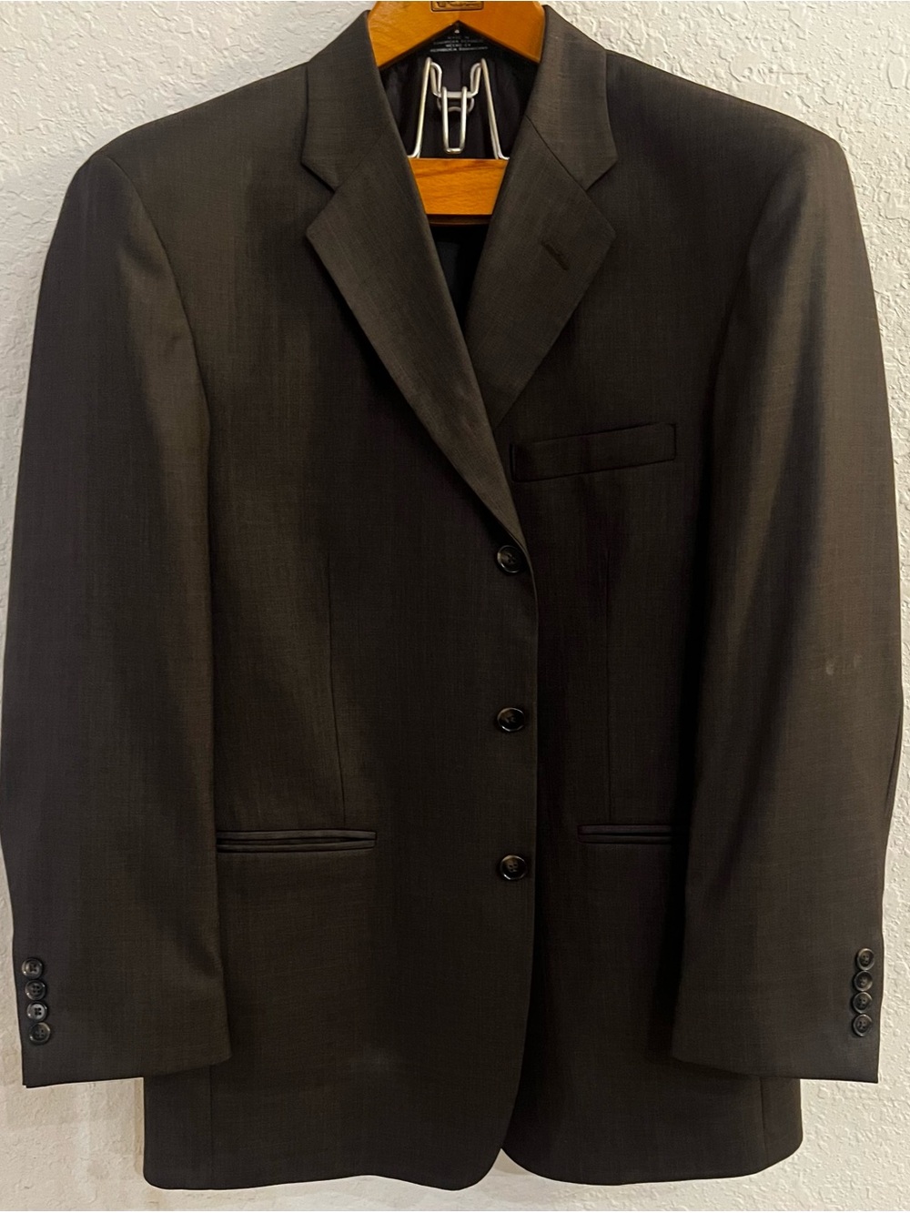 Bardstown Men's Brown Blazer - Tailored Single-Breasted Jacket size  40 R